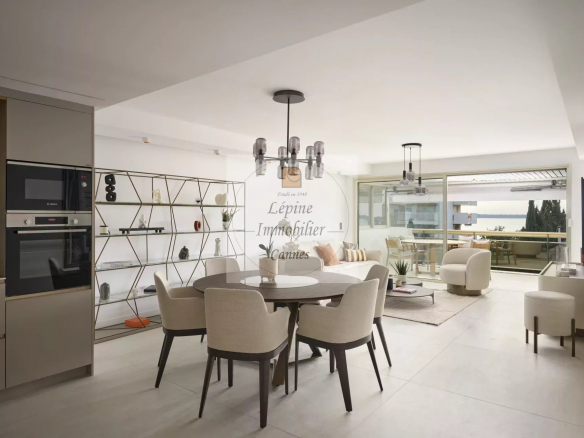 CANNES PALM BEACH – LUXURY 4-ROOM APARTMENT – SEA VIEW