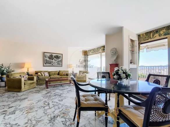 CANNES OXFORD – 3-ROOM APARTMENTS WITH SEA VIEW, TERRACE, PARKING, CELLAR