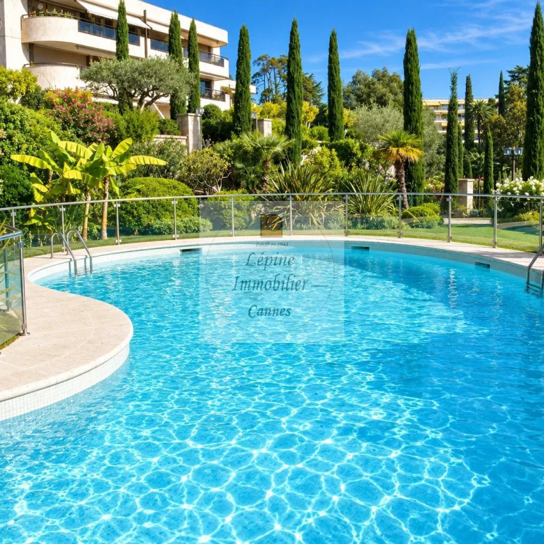 CANNES – BAS CROIX DES GARDES – 4 PIÈCES 181 M² – TERRASSE – VUE MER – PISCINE