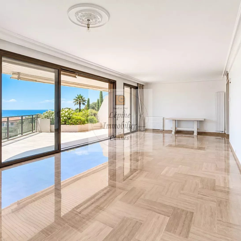 CANNES – BAS CROIX DES GARDES – 4 PIÈCES 181 M² – TERRASSE – VUE MER – PISCINE