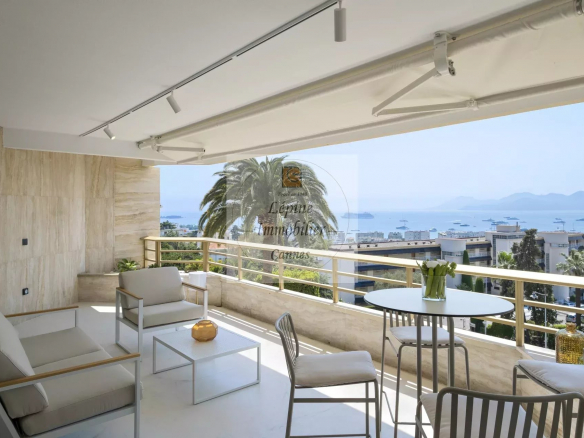 CANNES BASSE CALIFORNIE | Vue Mer & Estérel – 4 Pièces de Standing