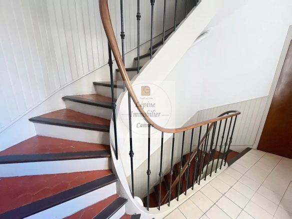 Cannes centre à pied, 5P en duplex de 103 m²