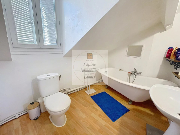 Cannes centre à pied, 5P en duplex de 103 m²