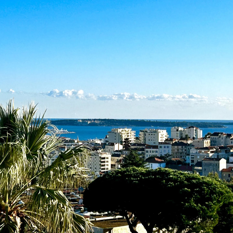 CANNES – DERNIER ETAGE  – VUE MER PANORAMIQUE