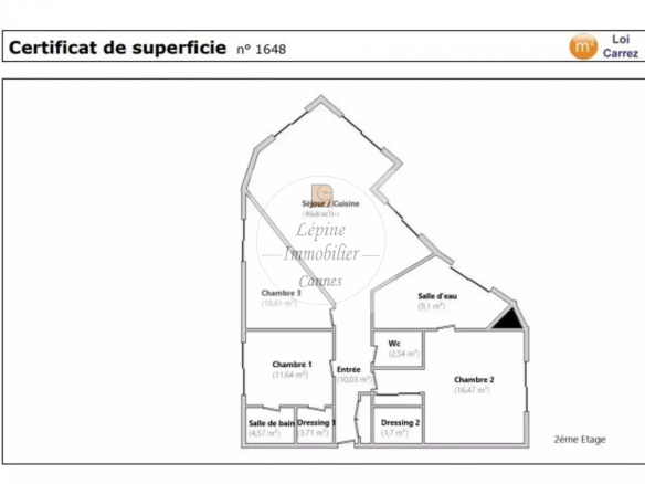 VILLA SUR LE TOIT – 4P – CANNES CALIFORNIE