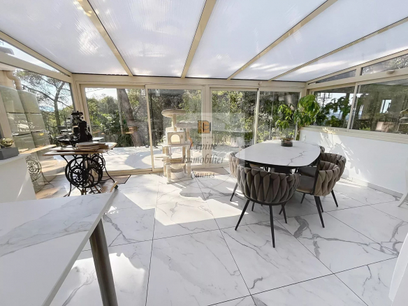 Le CANNET, Bréguières, Villa 7P,  227m², Piscine, Vue mer