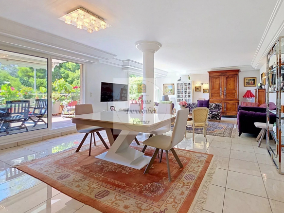 CANNES BASSE CALIFORNIE – 4 ROOMS – 45 SQM TERRACE – SEA VIEW – DOUBLE GARAGE